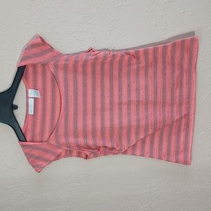 Worthington stretch, small, peach/purple